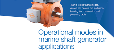 Operational modes in marines shaft generator applications
